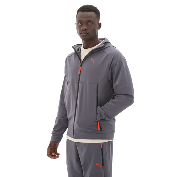 Puma Tech Track Jacket Erkek Ceket Gri Puma Tech Track Jacket Erkek Ceket Gri