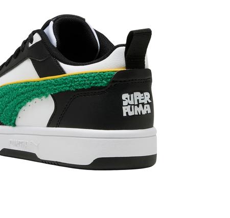 Puma Rebound V6 Lo Super Jr Çocuk Spor Ayakkabı Beyaz