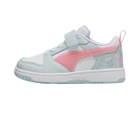 Puma Reboundv6Lospacebelleac+Ps Çocuk Spor Ayakkabı Beyaz