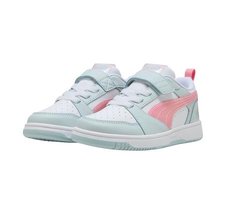 Puma Reboundv6Lospacebelleac+Ps Çocuk Spor Ayakkabı Beyaz