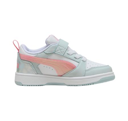 Puma Reboundv6Lospacebelleac+Ps Çocuk Spor Ayakkabı Beyaz