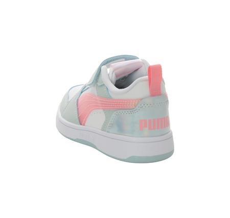 Puma Reboundv6Lospacebelleac+Ps Çocuk Spor Ayakkabı Beyaz