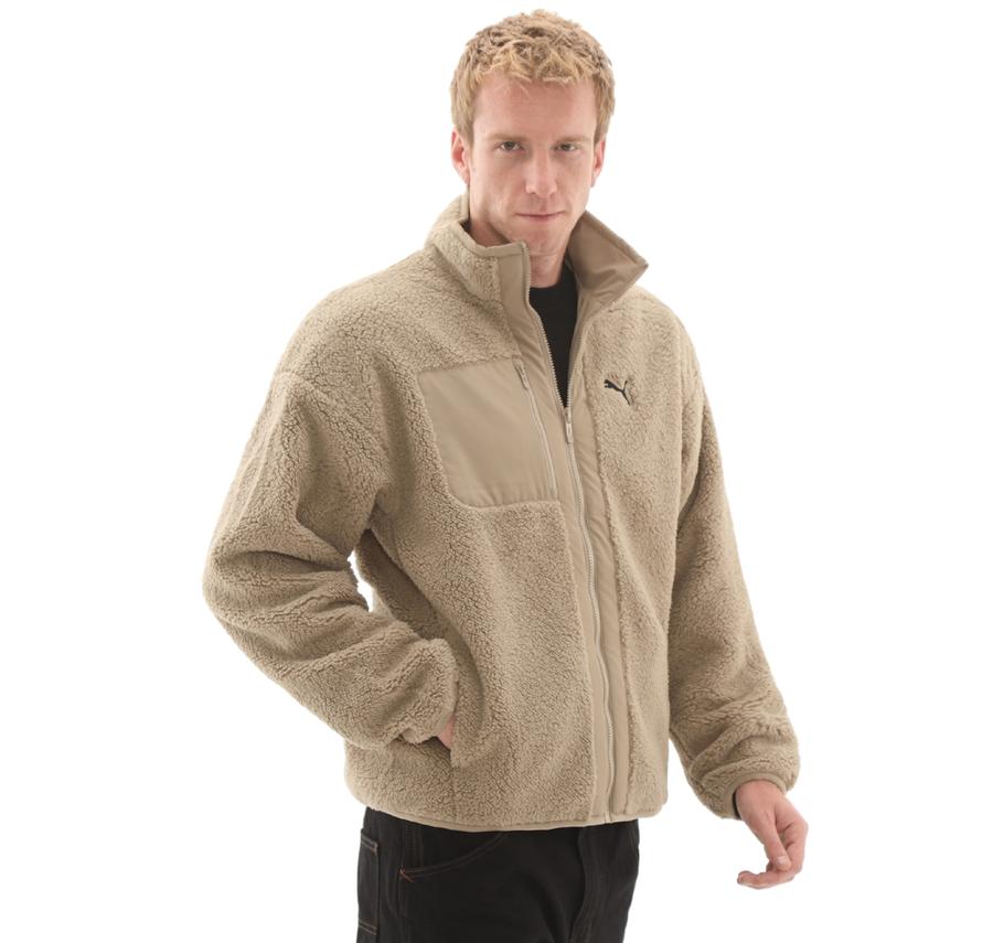 Puma Reversible Sherpa Jacket Erkek Ceket Kahve Puma Reversible Sherpa Jacket Erkek Ceket Kahve
