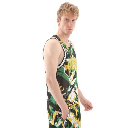 Puma Rival Rage Aop Mesh Tank Erkek T-Shirt Siyah