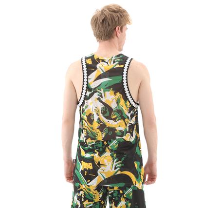 Puma Rival Rage Aop Mesh Tank Erkek T-Shirt Siyah