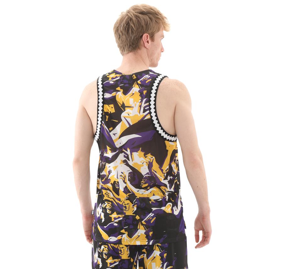 Puma Rival Rage Aop Mesh Tank Erkek T-Shirt Siyah Puma Rival Rage Aop Mesh Tank Erkek T-Shirt Siyah