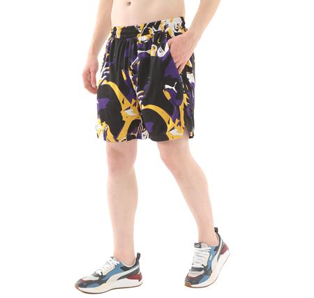 Puma Rival Rage Aop Short Erkek Şort Ve Kapri Siyah