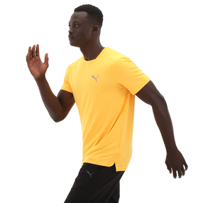 Puma Run Cloudspun Ss Tee Erkek T-Shirt Sarı