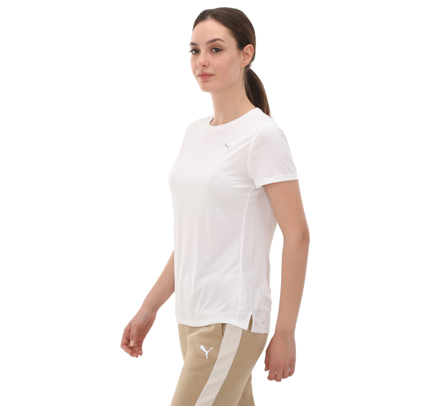 Puma Run Favorıtes Velocıty Tee W Kadın T-Shirt Beyaz Puma Run Favorıtes Velocıty Tee W Kadın T-Shirt Beyaz