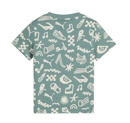 Puma Sandy Adventures Aop Tee Çocuk T-Shirt Yeşil