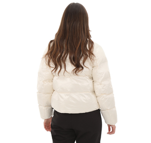 Puma Shiny Puffer Jacket Kadın Mont Beyaz