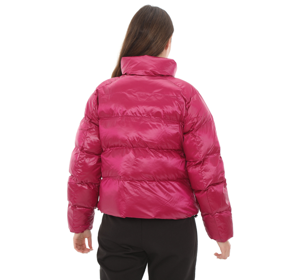 Puma Shiny Puffer Jacket Kadın Mont Pembe Puma Shiny Puffer Jacket Kadın Mont Pembe