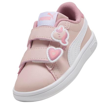 Puma Smash 3.0 Badges V Inf Bebek Spor Ayakkabı Pembe