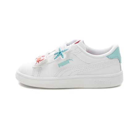 Puma Smash 3.0 Badges V Inf Bebek Spor Ayakkabı Beyaz