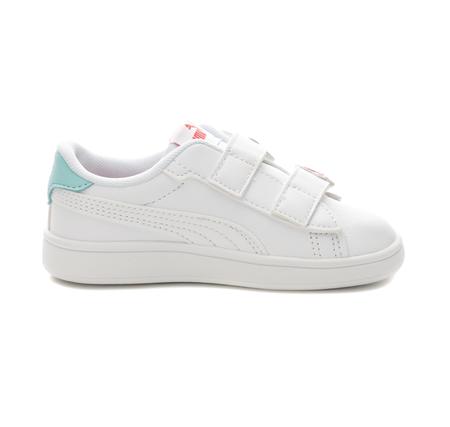 Puma Smash 3.0 Badges V Inf Bebek Spor Ayakkabı Beyaz