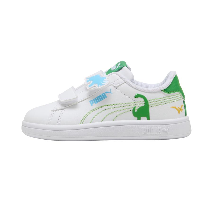 Puma Smash 3.0 Dino V Inf Bebek Spor Ayakkabı Beyaz Puma Smash 3.0 Dino V Inf Bebek Spor Ayakkabı Beyaz