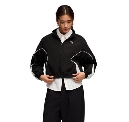 Puma Sport Relaxed Woven Ful Kadın Ceket Siyah