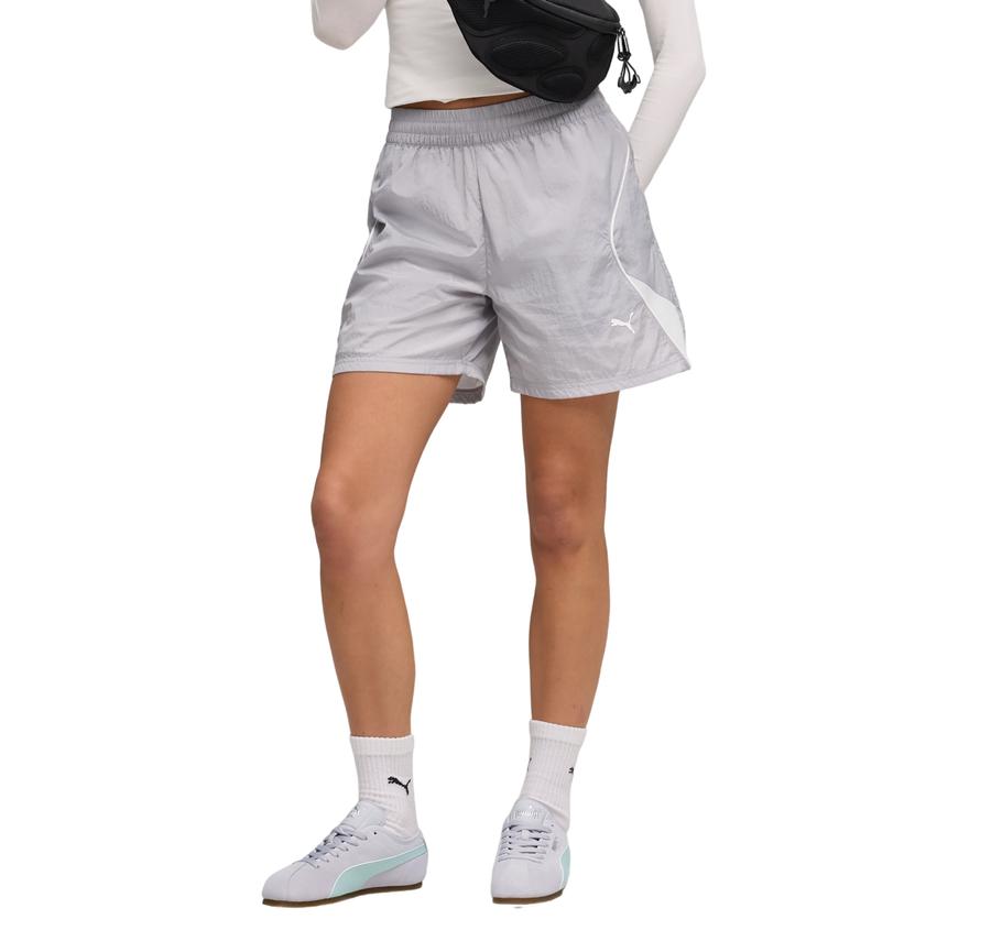 Puma Sport Woven Shorts Kadın Şort Ve Kapri Gri Puma Sport Woven Shorts Kadın Şort Ve Kapri Gri
