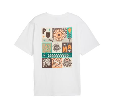 Puma Sunset Drıve Relaxed Tee Erkek T-Shirt Beyaz Puma Sunset Drıve Relaxed Tee Erkek T-Shirt Beyaz