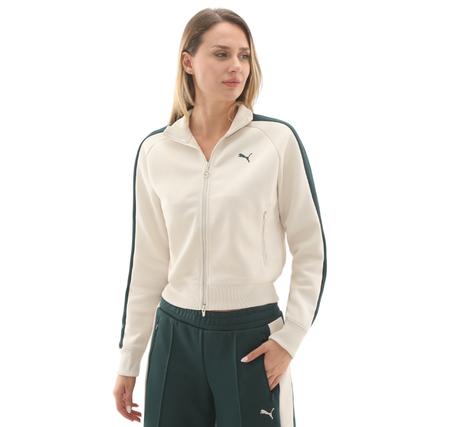 Puma T7 Always On Track Jacket Kadın Ceket Krem
