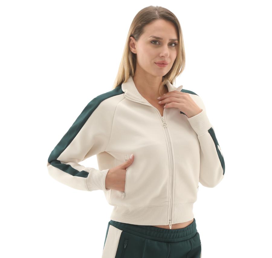 Puma T7 Always On Track Jacket Kadın Ceket Krem Puma T7 Always On Track Jacket Kadın Ceket Krem