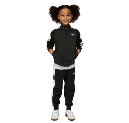 Puma T7 Always On Track Suit Çocuk Eşofman Takımı Siyah