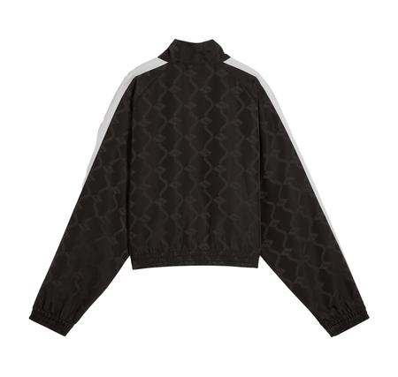 Puma T7 Jacquarded Woven Jacket Kadın Ceket Siyah Puma T7 Jacquarded Woven Jacket Kadın Ceket Siyah