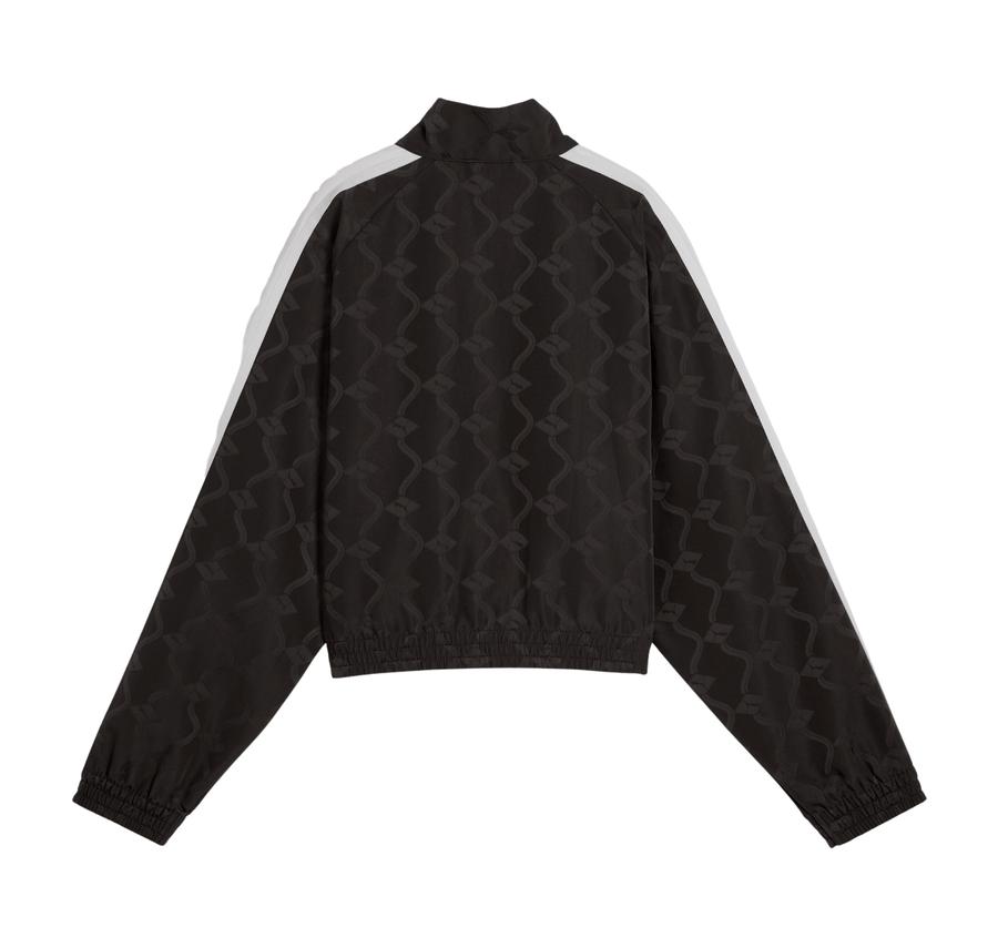 Puma T7 Jacquarded Woven Jacket Kadın Ceket Siyah Puma T7 Jacquarded Woven Jacket Kadın Ceket Siyah