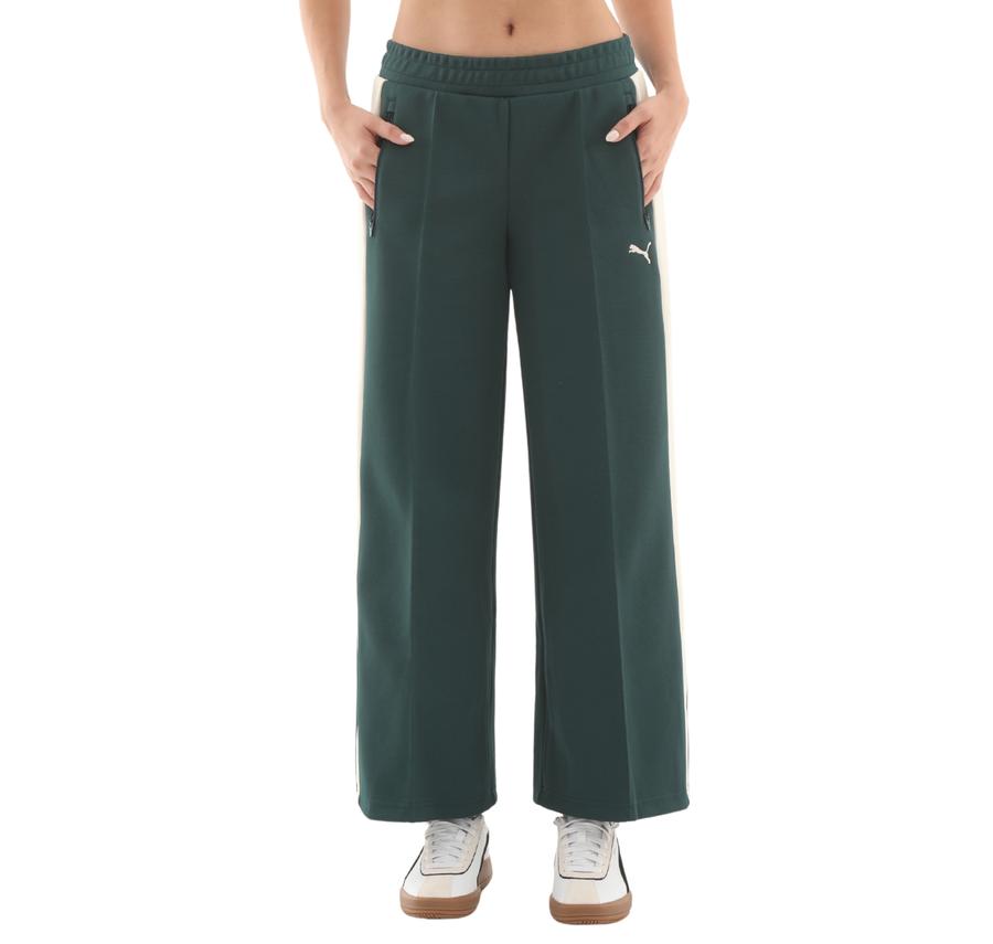 Puma T7 Low Rise Track Pants Kadın Eşofman Altı Yeşil Puma T7 Low Rise Track Pants Kadın Eşofman Altı Yeşil