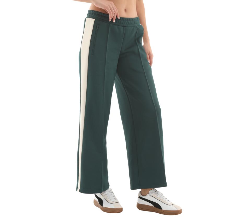 Puma T7 Low Rise Track Pants Kadın Eşofman Altı Yeşil Puma T7 Low Rise Track Pants Kadın Eşofman Altı Yeşil