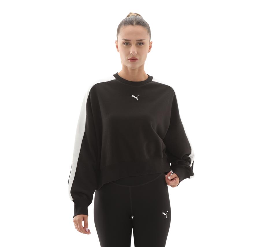 Puma T7 Over-Oversized Crew Kadın Ceket Siyah Puma T7 Over-Oversized Crew Kadın Ceket Siyah