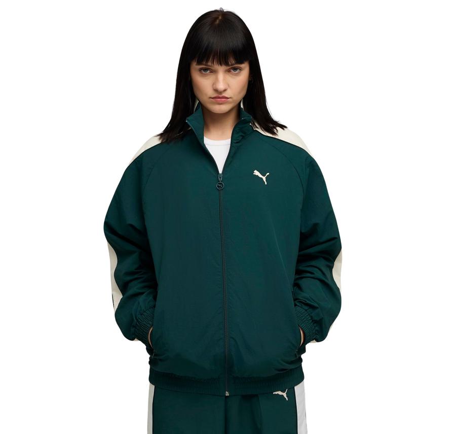Puma T7 Oversized Track Jacket Ceket Yeşil Puma T7 Oversized Track Jacket Ceket Yeşil