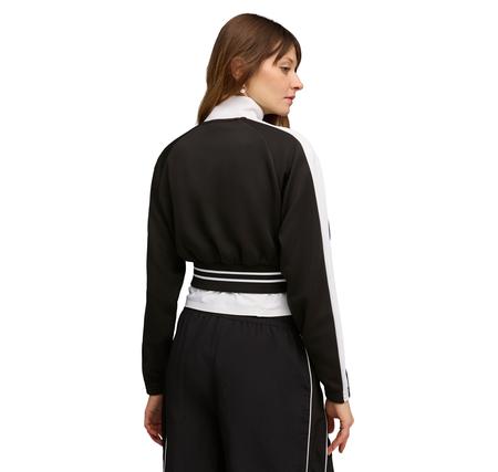 Puma T7 Pique Cropped Jacket Kadın Ceket Siyah