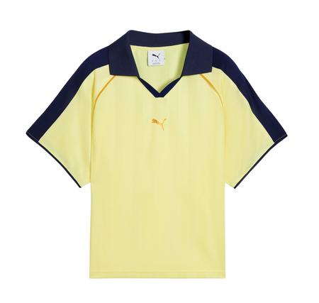 Puma T7 Relaxed Football Jersey Kadın T-Shirt Sarı