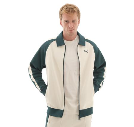 Puma T7 Relaxed Track Jacket Ceket Krem Puma T7 Relaxed Track Jacket Ceket Krem