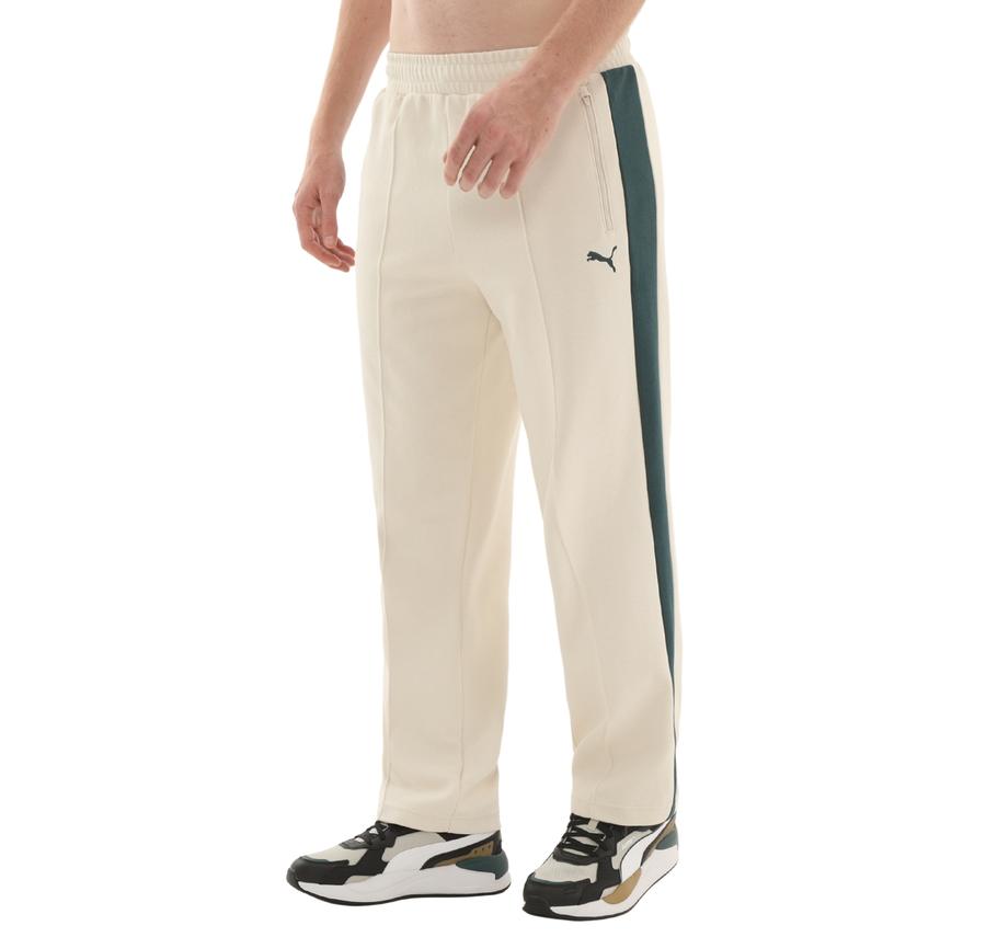 Puma T7 Relaxed Track Pants Eşofman Altı Krem Puma T7 Relaxed Track Pants Eşofman Altı Krem