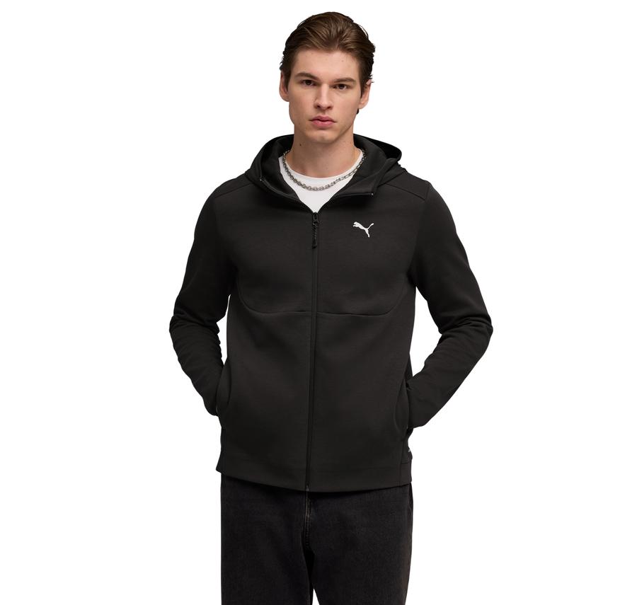 Puma Tech Full-Zıp Hoodie Erkek Ceket Siyah Puma Tech Full-Zıp Hoodie Erkek Ceket Siyah