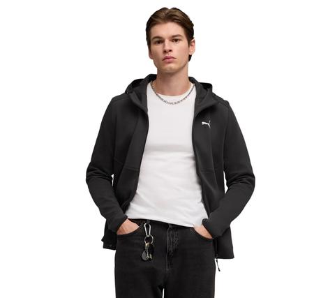 Puma Tech Full-Zıp Hoodie Erkek Ceket Siyah Puma Tech Full-Zıp Hoodie Erkek Ceket Siyah