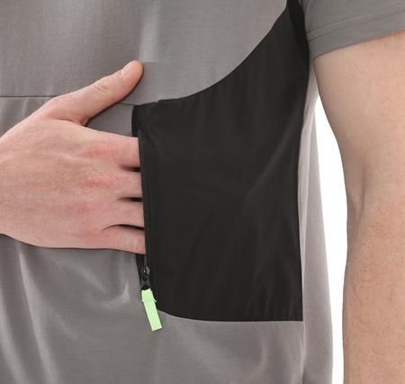 Puma Tech Pocket Tee Erkek T-Shirt Gri