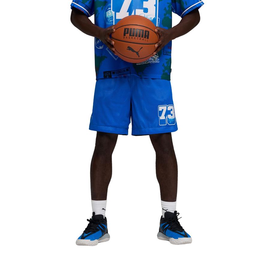 Puma The Atw Dylan Aop 7" Short Erkek Şort Ve Kapri Mavi Puma The Atw Dylan Aop 7" Short Erkek Şort Ve Kapri Mavi