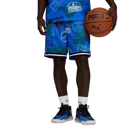 Puma The Atw Dylan Aop 7" Short Erkek Şort Ve Kapri Mavi Puma The Atw Dylan Aop 7" Short Erkek Şort Ve Kapri Mavi