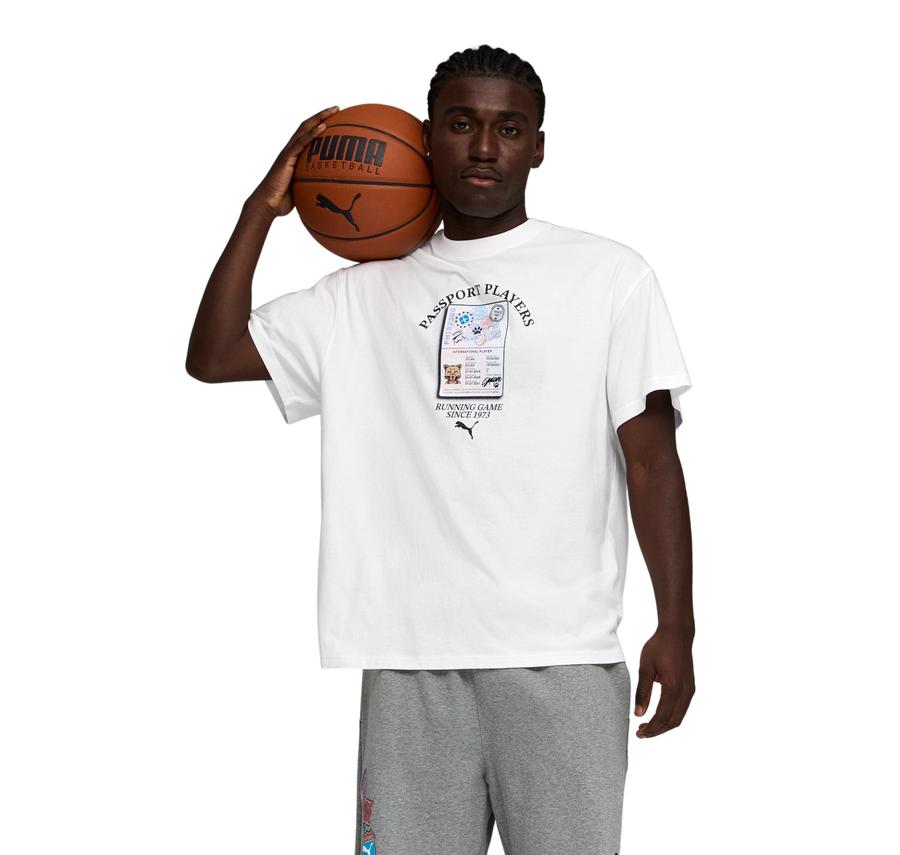 Puma The Atw Dylan Tee Iıııı Erkek T-Shirt Beyaz Puma The Atw Dylan Tee Iıııı Erkek T-Shirt Beyaz