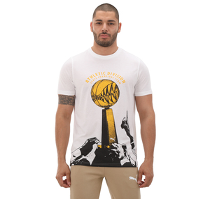 Puma The Golden Ticket Tee Erkek T-Shirt Beyaz