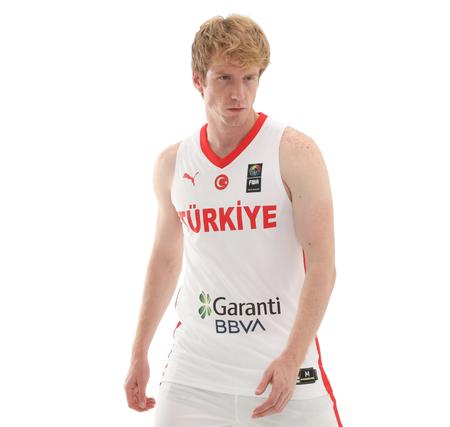 Puma Turkey V-Neck Game Jersey Erkek Forma Beyaz