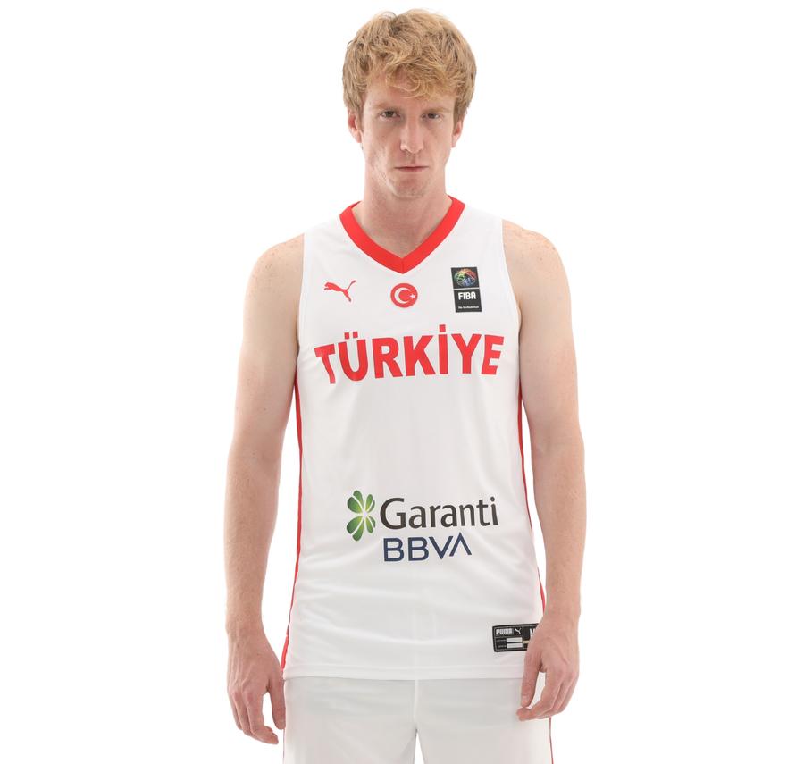 Puma Türkiye Erkek Basketbol Erkek Forma Beyaz Puma Türkiye Erkek Basketbol Erkek Forma Beyaz