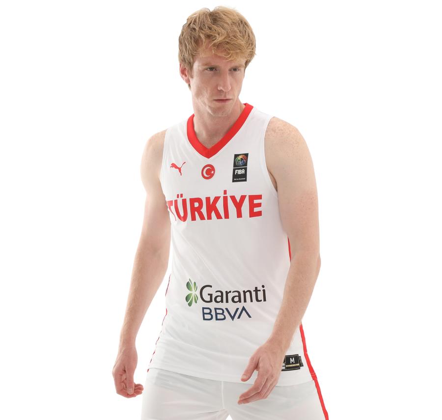 Puma Türkiye Erkek Basketbol Erkek Forma Beyaz Puma Türkiye Erkek Basketbol Erkek Forma Beyaz