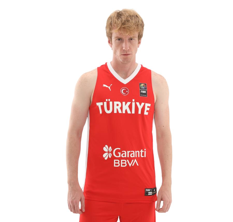 Puma Türkiye Erkek Basketbol Erkek Forma Kırmızı Puma Türkiye Erkek Basketbol Erkek Forma Kırmızı