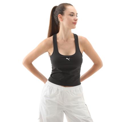 Puma W Cloudspun Mesh 2:1 Tank Kadın T-Shirt Siyah