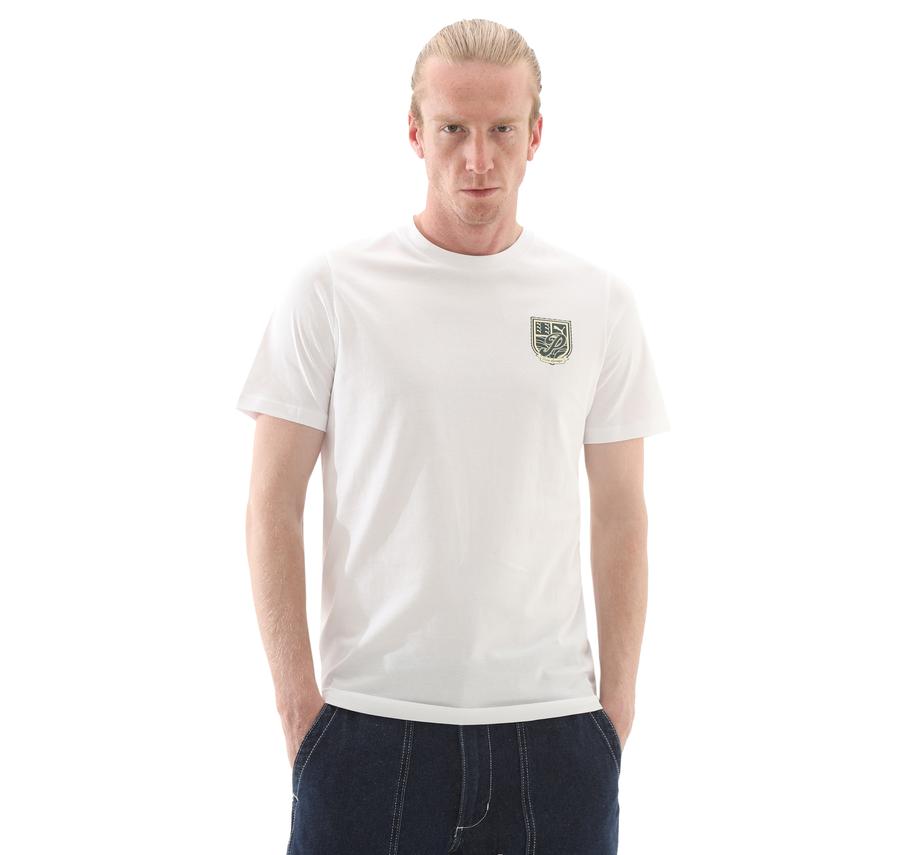 Puma Wardrobe Ess Graphic Tee Erkek T-Shirt Beyaz Puma Wardrobe Ess Graphic Tee Erkek T-Shirt Beyaz