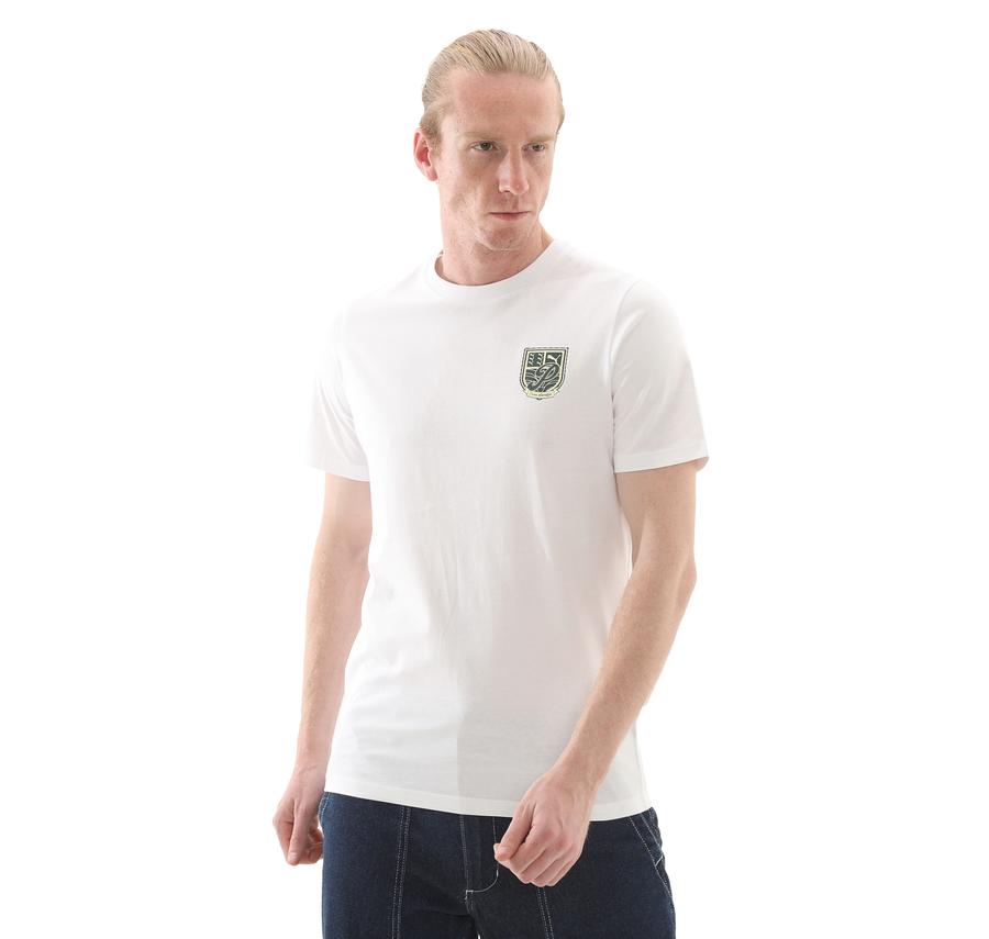 Puma Wardrobe Ess Graphic Tee Erkek T-Shirt Beyaz Puma Wardrobe Ess Graphic Tee Erkek T-Shirt Beyaz